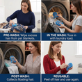 Load image into Gallery viewer, Washing Machine Pet Hair Remover – Sticky Lint Catcher for Dog & Cat Hair