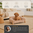 Load image into Gallery viewer, Luxury Elevated Solid Wood Dog Couch Bed