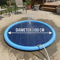 Load image into Gallery viewer, Durable Dog Fountain Splash Pad - Summer Toy