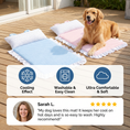 Load image into Gallery viewer, Cooling Dog Bed for Hot Days – Soft, Washable & Comfortable