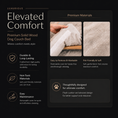 Load image into Gallery viewer, Luxury Elevated Solid Wood Dog Couch Bed