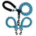 Load image into Gallery viewer, 2-in-1 Double Dog Lead with 360° Swivel – Tangle-Free & Shock-Absorbing