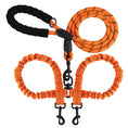 Load image into Gallery viewer, 2-in-1 Double Dog Lead with 360° Swivel – Tangle-Free & Shock-Absorbing