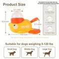 Load image into Gallery viewer, 2-In-1 Dog Interactive Slow Feeder Bowls & Food Puzzle Toy, Duck-Shaped Dog TreatDispenser Anti-Gulping Bowl For Healthy Eating & LQ Training (Yellow)