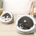 Load image into Gallery viewer, Cute Cat Bed for Indoor Small and Large Cats Dog Tent Soft Pet Kitten Houses Cozy Puppy Cushion