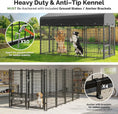 Load image into Gallery viewer, Dog Kennel Outdoor with Roof 8x4x6*