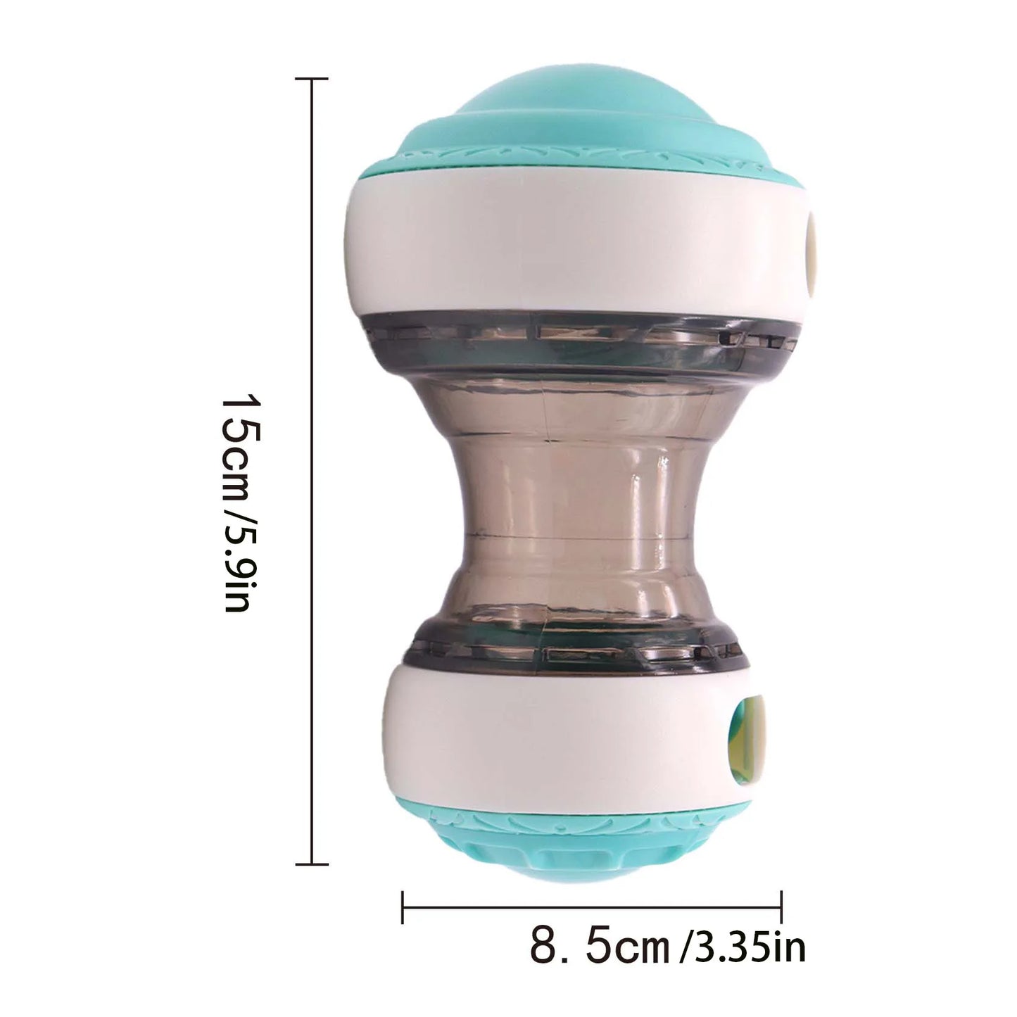 Dog Treat Dispenser Toy Adjustable Interactive Slow Feeder Rotating Rolling Puzzle Pet Toy for Dogs