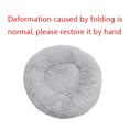 Load image into Gallery viewer, Round Dog Bed Winter Warm Cat Bed Plush Basket for Dog Washable Pet Bed for Small Medium Large Dog Sofa Cat