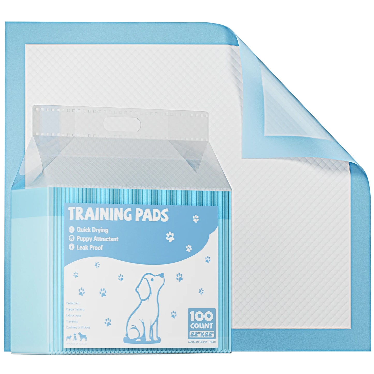 150 Count 22" x 22" Super Absorbency Disposable Pet Underpads Leakproof