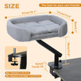 Load image into Gallery viewer, Cat Desk Bed, 360° Rotatable Cat Bed Stand for Indoor Cats, Adjustable Cat Basket, Cats Hammock for Table, Soft Cat Bed for Desk