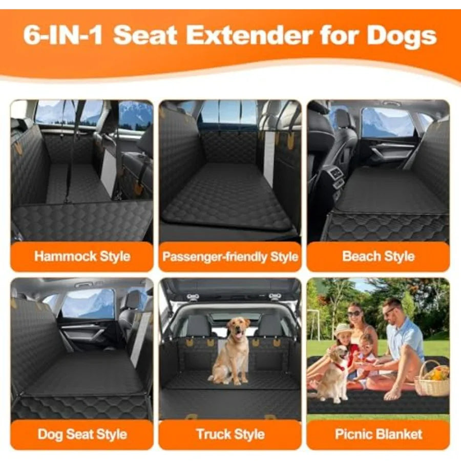 Dog Car Seat Cover for Back Seat 100 Waterproof Scratch Proof Nonslip Seat Cover