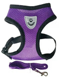 Load image into Gallery viewer, Cat Dog Harness with Lead Leash Adjustable Vest Polyester Mesh Breathable Harnesses Reflective sti for Small Dog Cat accessories