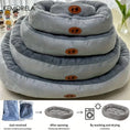 Load image into Gallery viewer, Cozy Oval Snuggle Pet Bed, Plush & Thickened Cat Bed Warm and Secure Bed for Cats and Small Medium Dogs, All Seasons