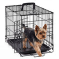 Load image into Gallery viewer, JHK 18 Inch Single Door Dog Crate Metal Pet Kennel with Secure Lock Foldable Removable Tray for Easy Cleaning Portable Puppy Cage for Small Dogs