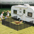 Load image into Gallery viewer, 40" Height 16 Panel Dog Fence Outdoor Yard Playpen Portable Kennel for Camping