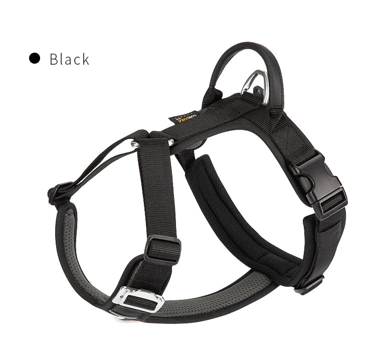 Adjustable Explosion-proof on Dog Pet Harness Outdoor Adventure Reflective Dog Halter Protective Nylon Walking Dog Harness Vest