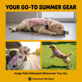 Load image into Gallery viewer, Pet Dog Cooling Vest Harness Cooler Jacket For Walking Dog Outdoor Camping Hunting Training Refrigerator Cooling Source For Dogs