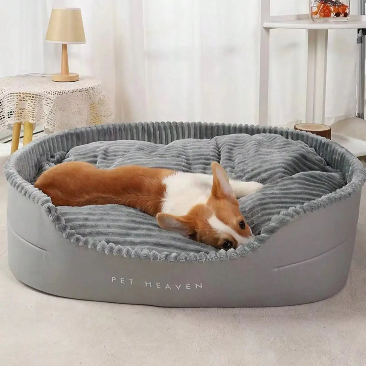 Extra Large & Thick Pet Dog Bed, Suitable For All Breeds, With Removable Washable Cushion And Thick Filling