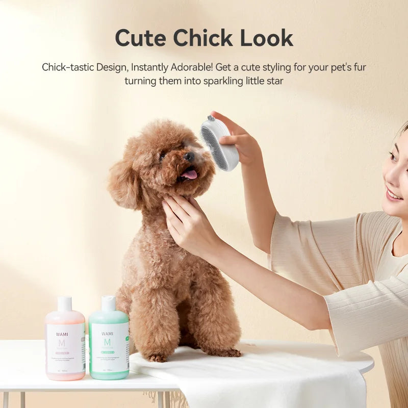 ROJECO Pet Steam Comb Cat Electric Spray Brushes for Dog Hair Removal Combs Pet Hair Grooming Tools Kitten Hair Removal Brushes
