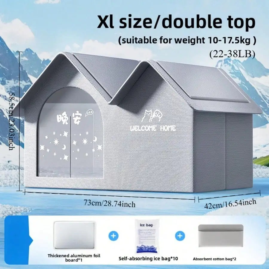 Summer Dog Ice House Air Conditioning BED Summer Cooling Tool Nest Dog Dog Four Seasons Pet Ice House