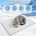 Load image into Gallery viewer, 1pc Sponge Cooling Cat Bed, Thick Padding Comfortable Cool Breathable Cat Nest, Non-Slip And Washable Cooling Small Dog Bed, Suitable For All Seasons