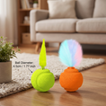 Load image into Gallery viewer, 2-Pack Interactive Cat Balls – Plush Feather Tail & Squeaky Sound