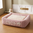 Load image into Gallery viewer, Personalized Fluffy Cloud Dog Bed with Soft Bolsters