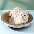 Load image into Gallery viewer, CozyCardboard - Durable Round Cat Scratcher and Bed
