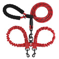 Load image into Gallery viewer, 2-in-1 Double Dog Lead with 360° Swivel – Tangle-Free & Shock-Absorbing
