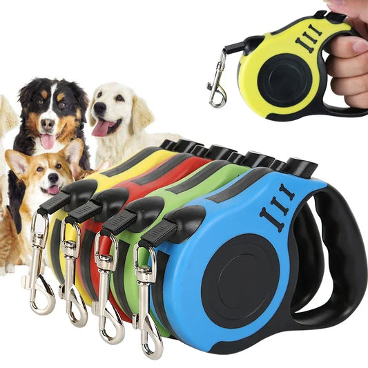 3M/5M Retractable Dog Leash Automatic Flexible Dog Leash