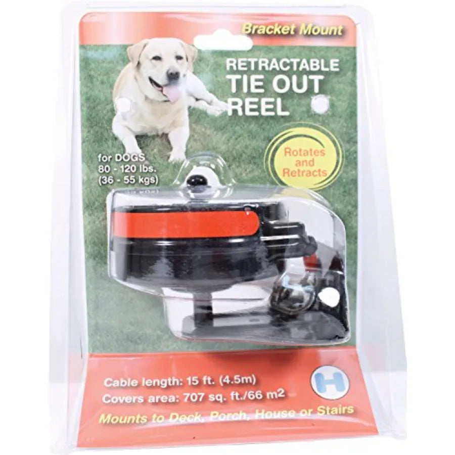 ® Bracket Mount and Stake Retractable Leash Tie Outs for Dogs Large (Pack of 1 Bracket)