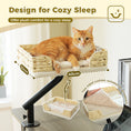 Load image into Gallery viewer, Cat Desk Bed, 360° Rotatable Cat Bed Stand for Indoor Cats, Adjustable Cat Basket, Cats Hammock for Table, Soft Cat Bed for Desk

