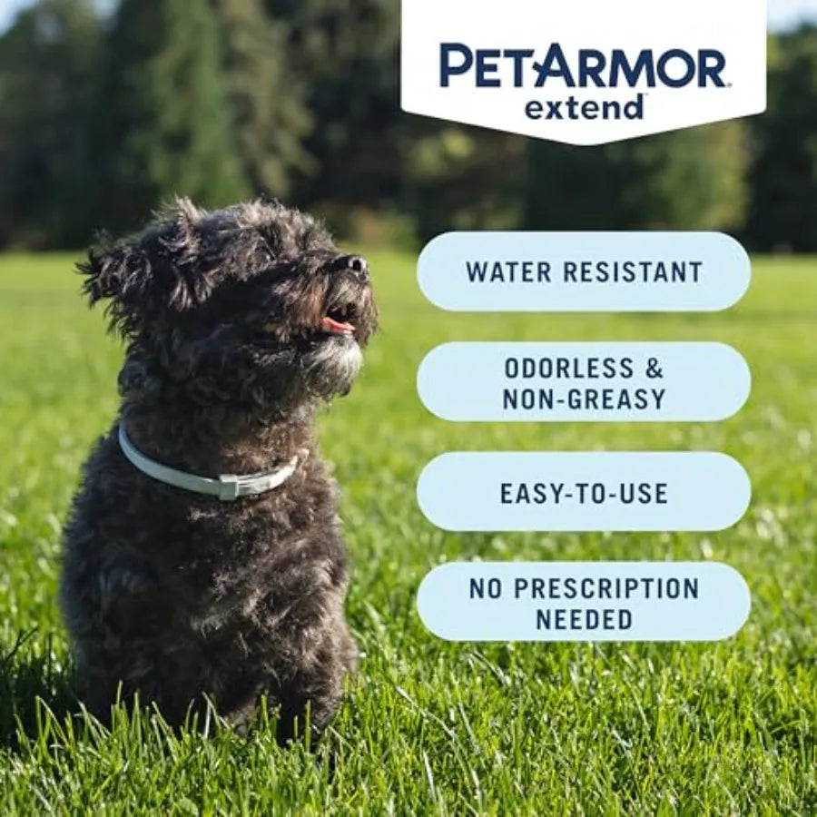 Odorless Waterproof Flea and Tick Collar for Small Dogs up to 18 lbs 8 Months Protection Non-Greasy Kills Fleas Ticks Larvae
