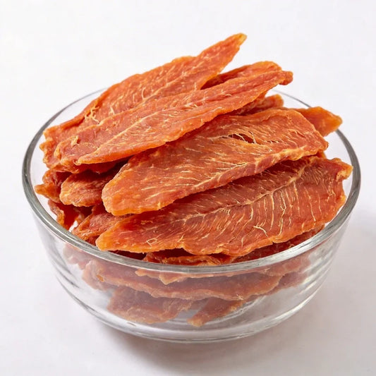 300g Chicken Jerky Dog Treats – Tasty Dental Chews for Teeth Cleaning & Fresh Breath