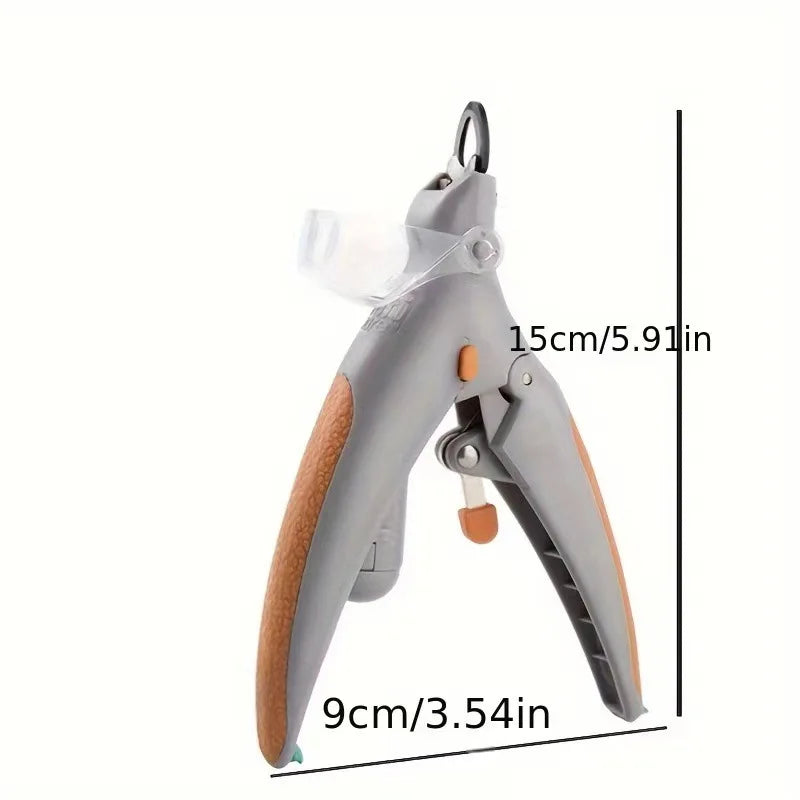 LED Pet Nail Clippers with LED Light Pet Cat Dog Nail Clippers Polished Pet Cleaning Supplies