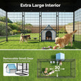 Load image into Gallery viewer, Dog Kennel Outdoor with Roof 8x4x6*
