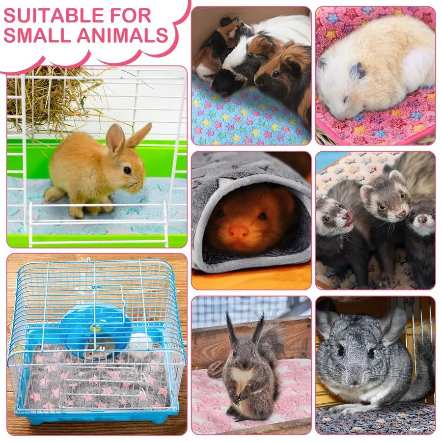 20 Pcs Waterproof Small Pet Fleece Blanket Bulk Washable