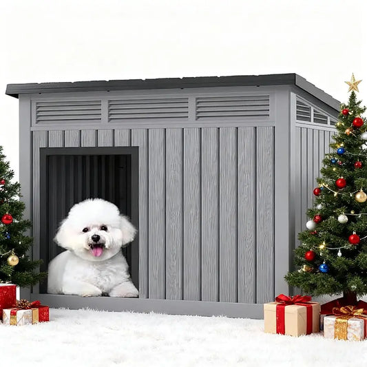 Dog House for Indoor and Outdoor.   Fits Small to Medium Dogs 32.1 L x 25.1 W x 24 H.