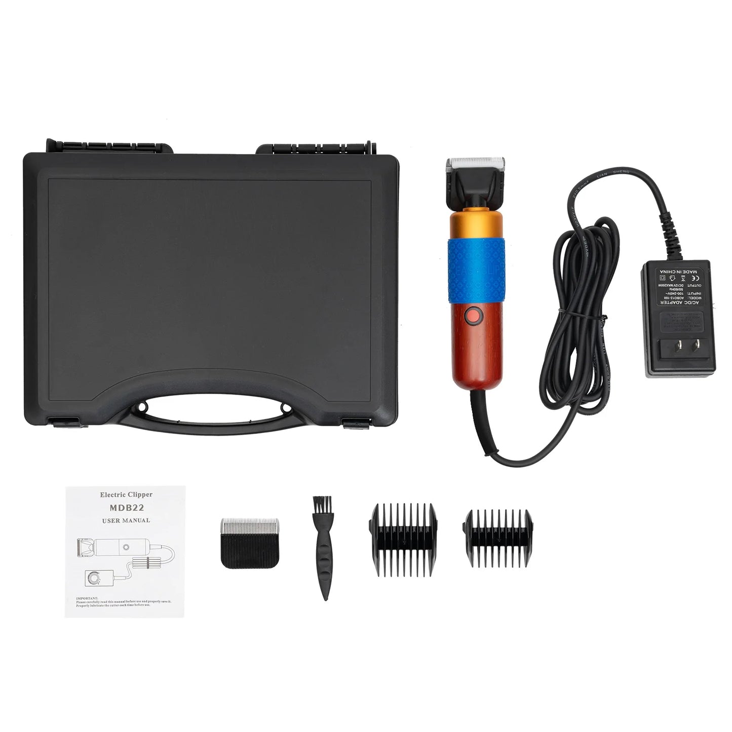 200W Electric Pet Clippers Low Noise/Trimmer for Grooming Hair Clipper for Dogs Cats Pets