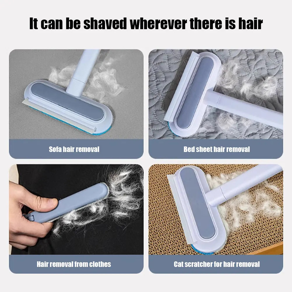 3 in 1 Pet Hair Remover Brush Long Handle Window Cleaning Brush P