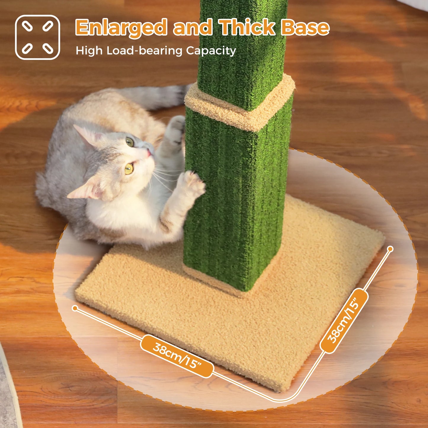 Large Cat Scratching Post for Indoor Cats Adults