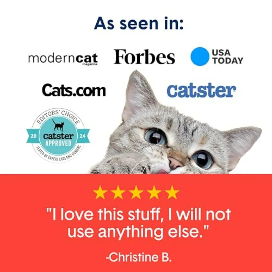 Boxie® 35 Day Odor Control Clumping Clay Cat and Kitty Litter, 99.9% Dust-Free,