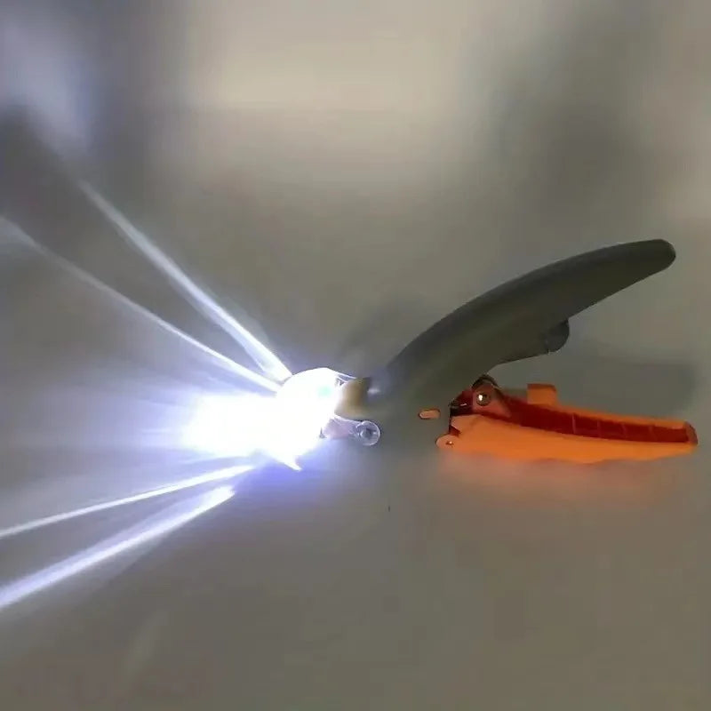 LED Pet Nail Clippers with LED Light Pet Cat Dog Nail Clippers Polished Pet Cleaning Supplies