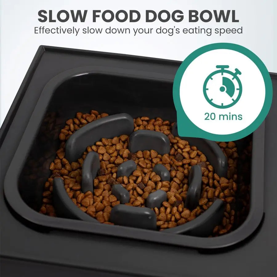 Raised Dog Bowls that Adjusts to 5 Heights