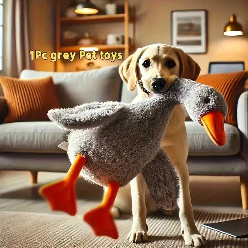 Soft Colorful Duck Plush Toy for Cats Dogs Anxiety-Relieving
