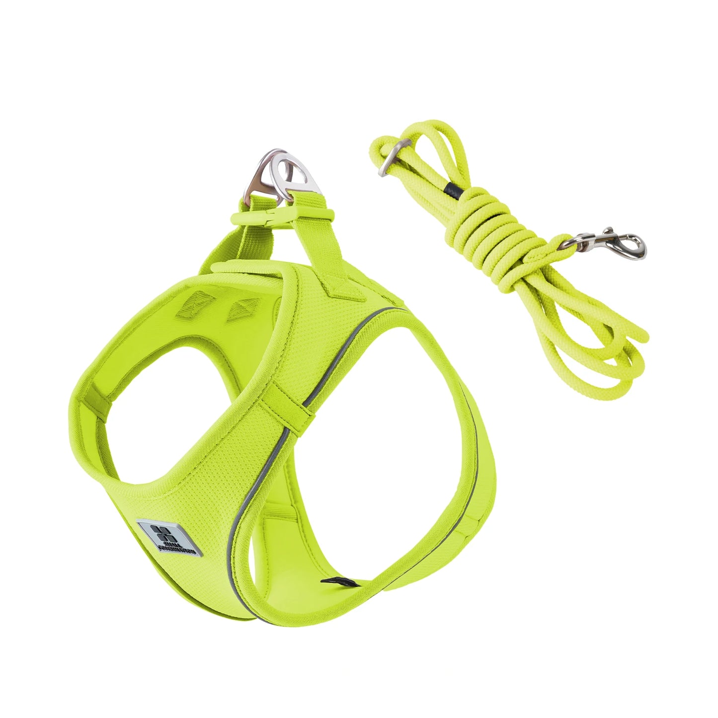 Dog Harness Leash Set for Small Medium Dog - Adjustable Reflective