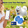 Load image into Gallery viewer, GPS Pet Tracker for Dogs Cats Built-in IoT Sim WiFi Tracking Unlimited Distance QR Code Anti-Lost Locator, Subscription Required
