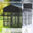 Load image into Gallery viewer, Dog Kennel Outdoor with Roof 8x4x6*
