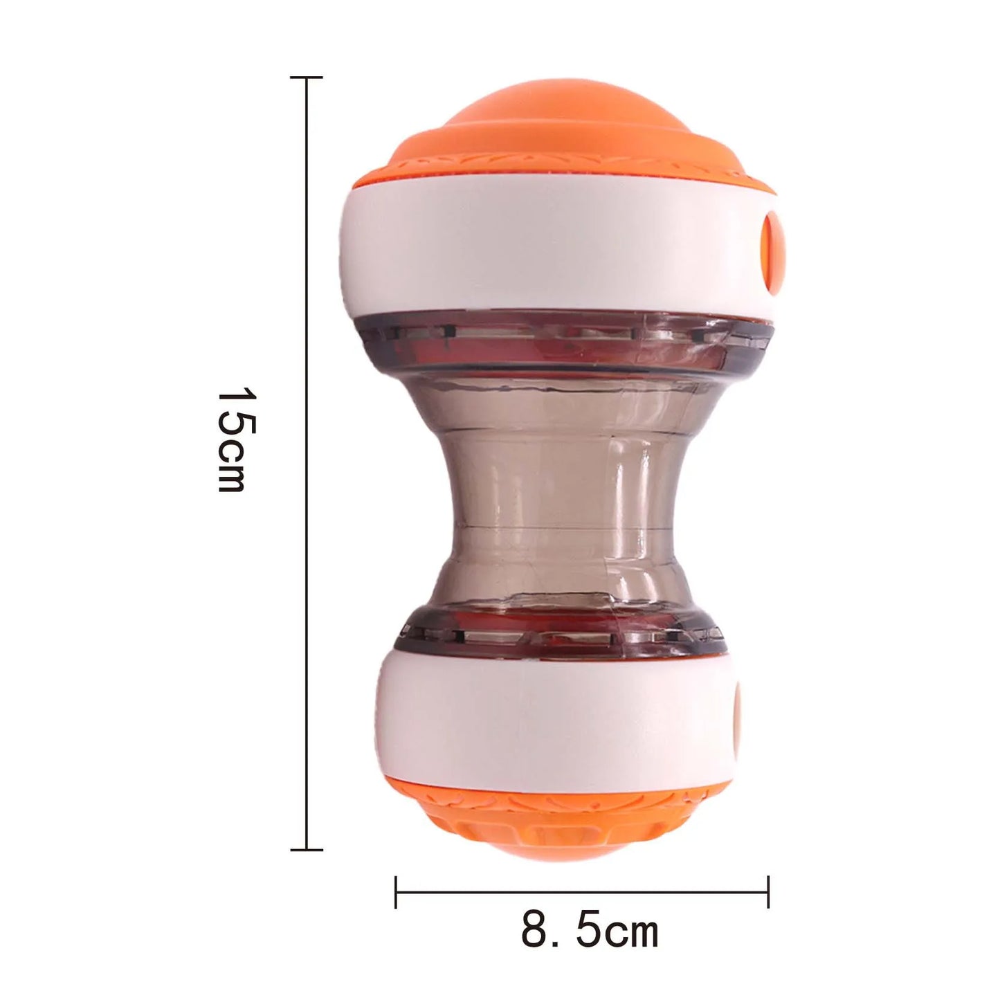 Dog Treat Dispenser Toy Adjustable Interactive Slow Feeder Rotating Rolling Puzzle Pet Toy for Dogs