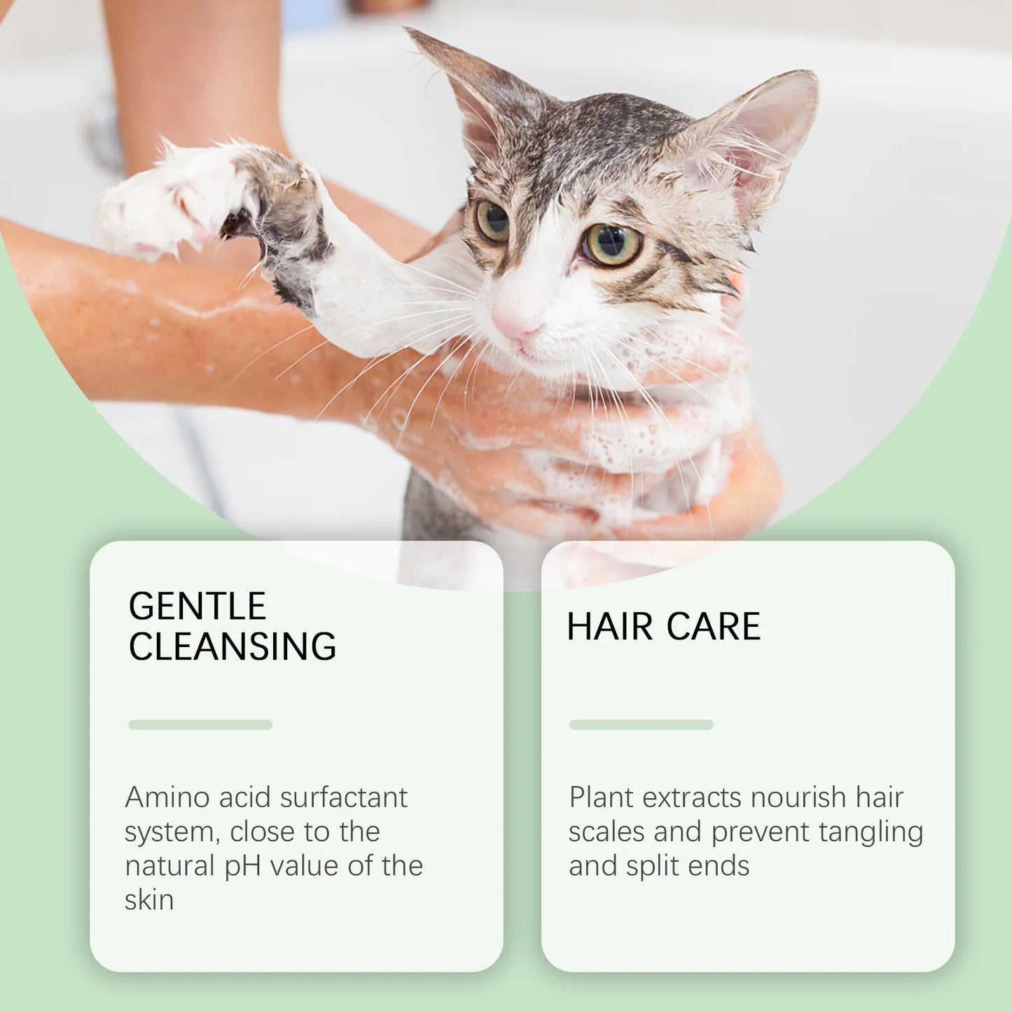 5-in-1 Puppy/Kitten Shampoo & Conditioner For Sensitive Skin PH Balanced